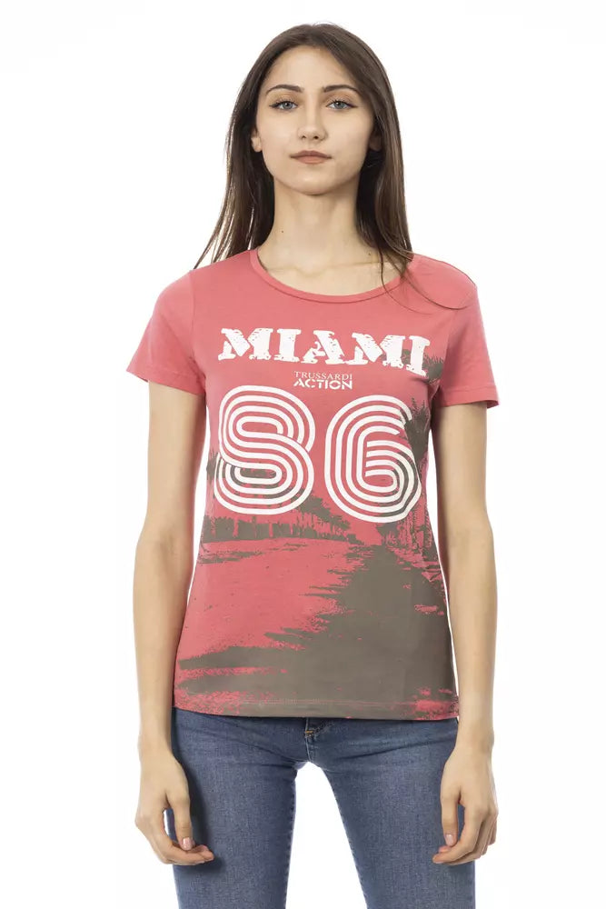 Trussardi Action Multicolor Cotton Women's T-Shirt