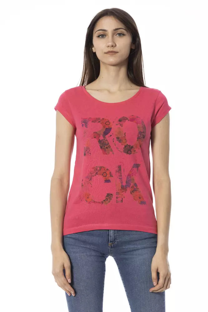 Trussardi Action Multicolor Cotton Women's T-Shirt