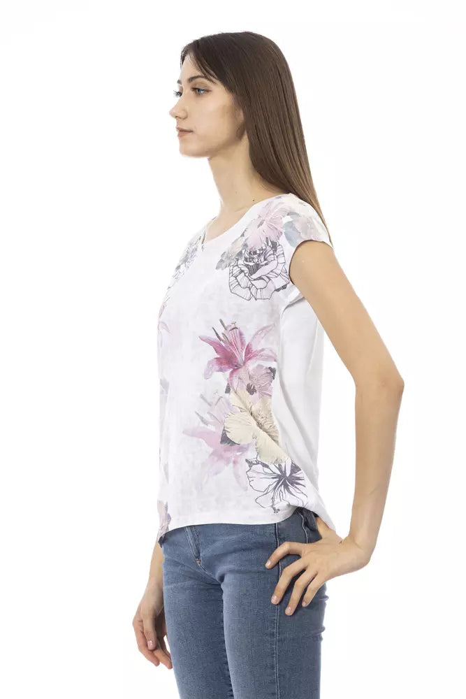 Trussardi Action Women's White Cotton T-Shirt