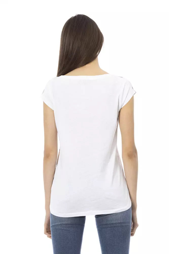 Trussardi Action Women's White Cotton T-Shirt