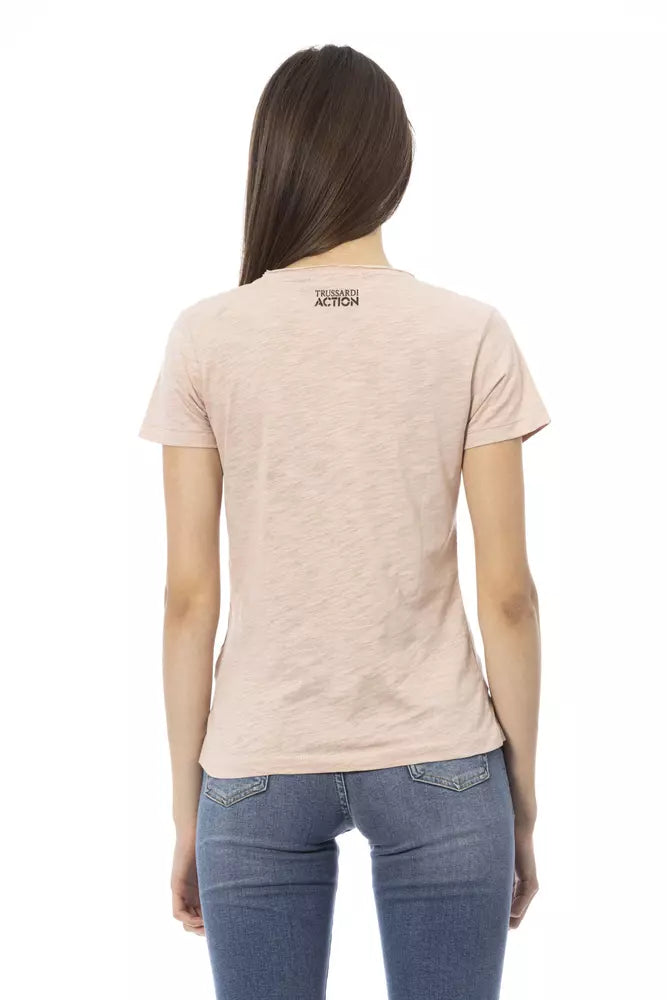 Trussardi Action Multicolor Cotton Women's T-Shirt