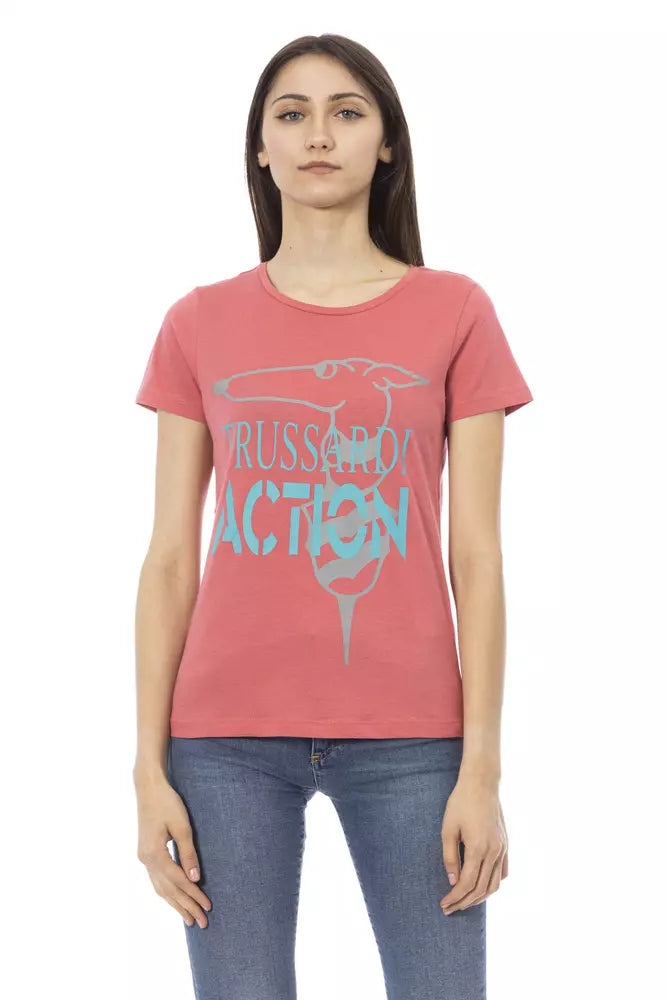 Trussardi Action Multicolor Cotton Women's T-Shirt