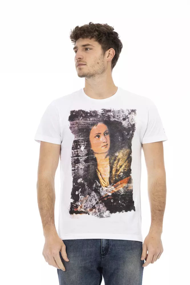 Trussardi Action Men's White Cotton T-Shirt