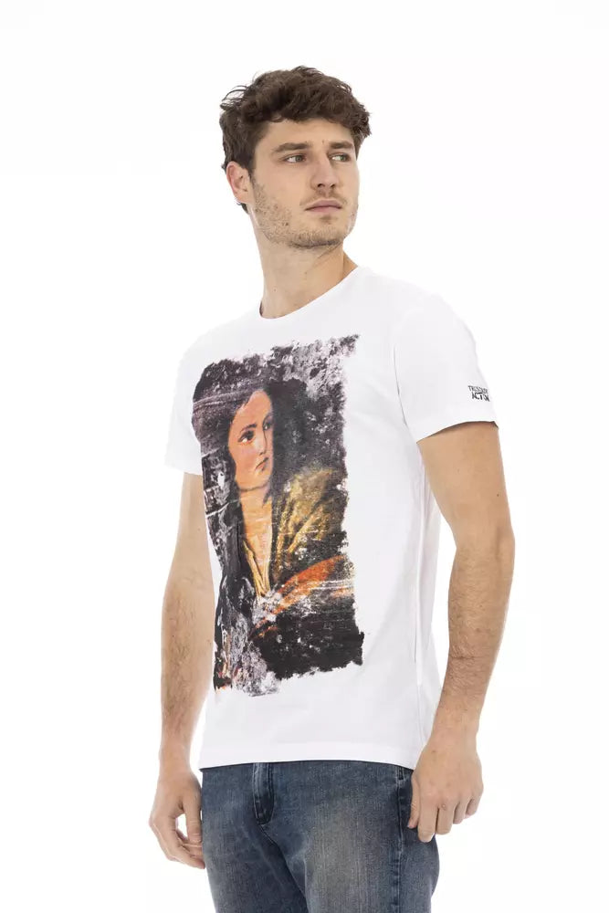 Trussardi Action Men's White Cotton T-Shirt