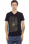 Trussardi Action Men's Black Cotton T-Shirt