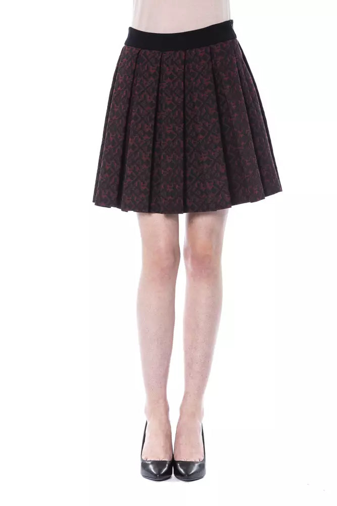 BYBLOS Women's Brown Cotton Skirt