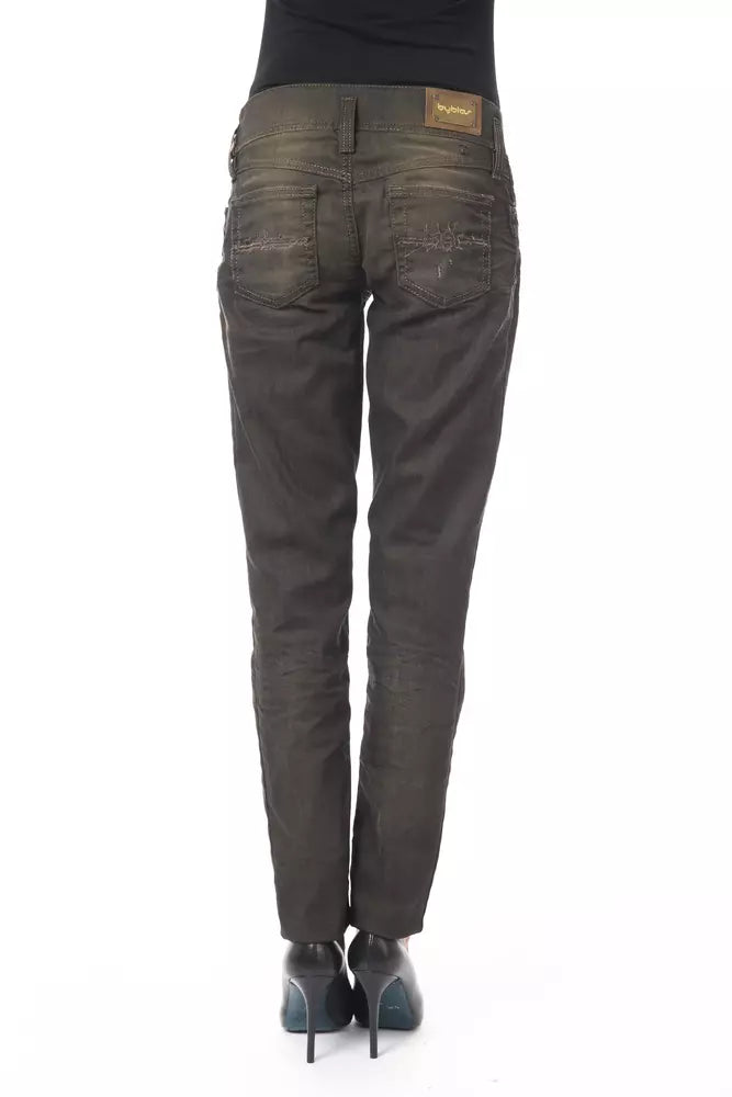 BYBLOS Black Women's Cotton Jeans