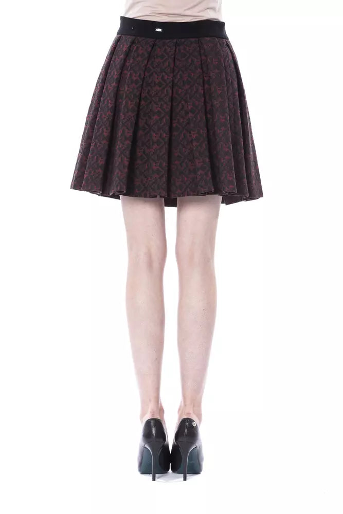 BYBLOS Women's Brown Cotton Skirt