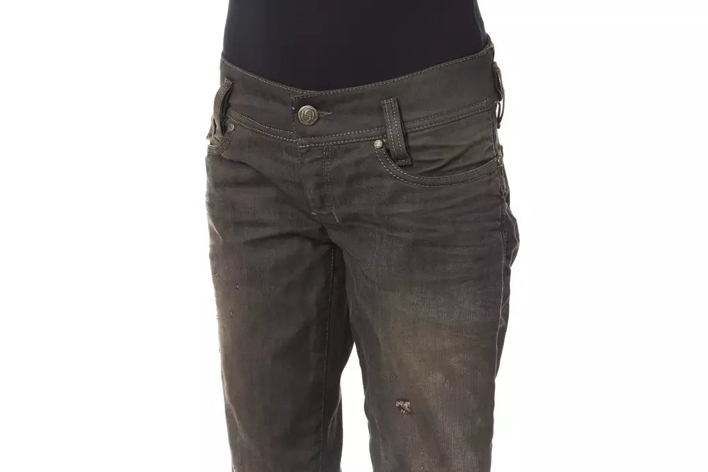 BYBLOS Black Women's Cotton Jeans