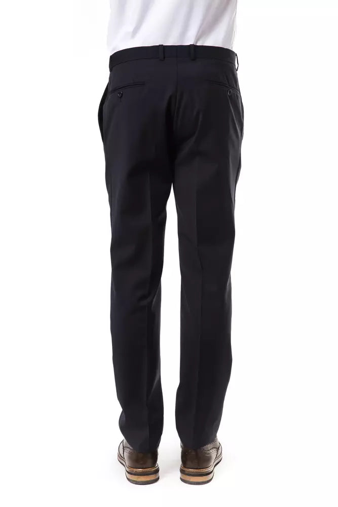 Uominitaliani Graue Wollhose für Herren