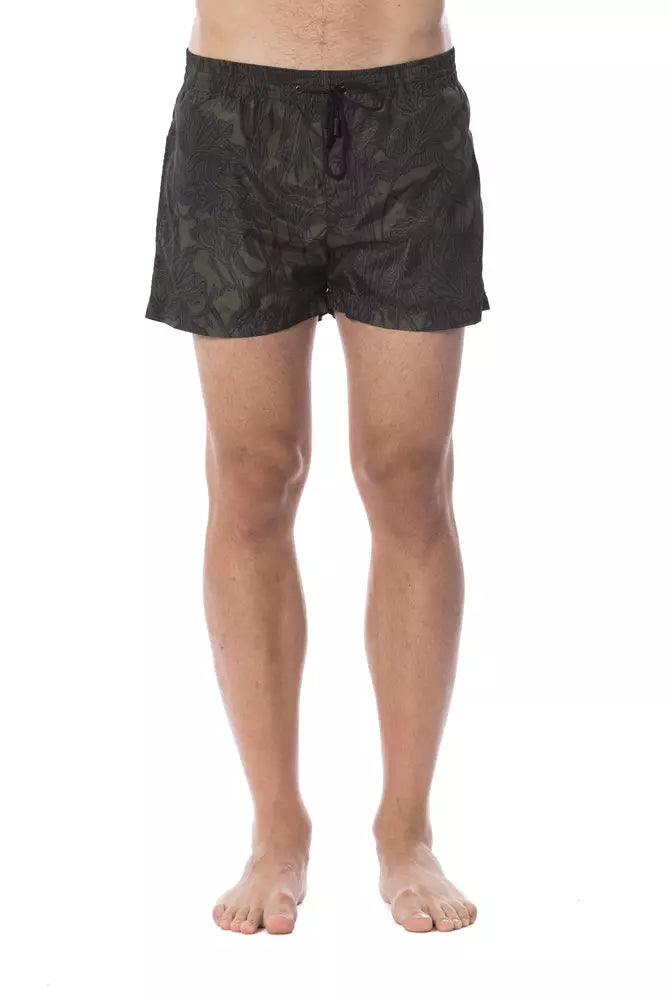 Roberto Cavalli Sport Men's Camouflage Swim Trunks