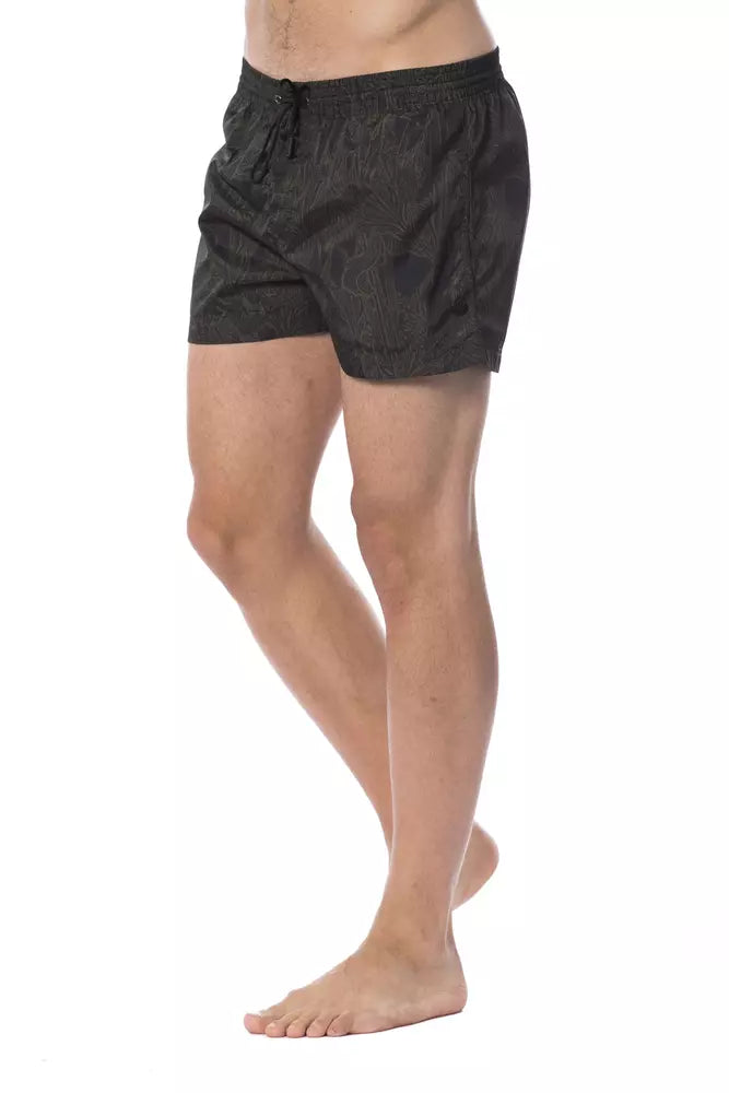 Roberto Cavalli Sport Badebekleidung für Herren aus Polyester im Army-Look