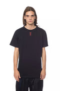 Nicolo Tonetto Men's Black Cotton T-Shirt