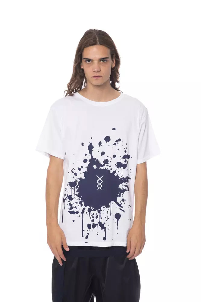 Nicolo Tonetto Weißes Baumwoll-T-Shirt für Herren