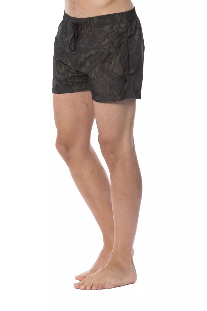 Roberto Cavalli Sport Men's Camouflage Swim Trunks