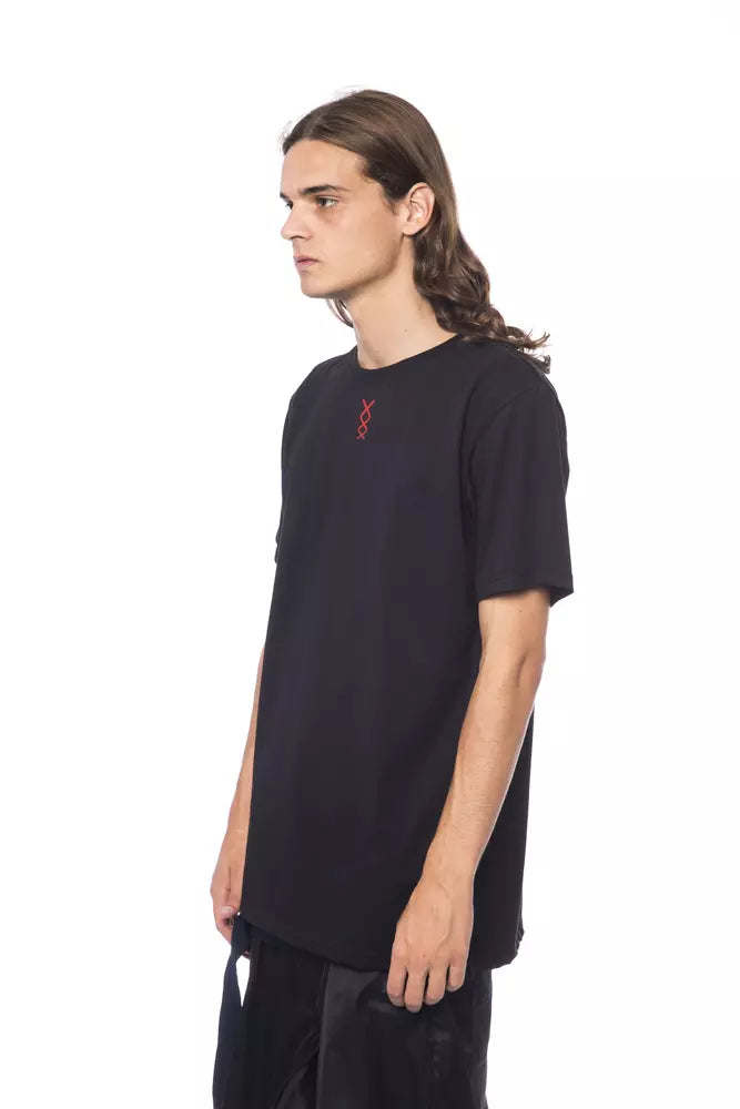 Nicolo Tonetto Men's Black Cotton T-Shirt