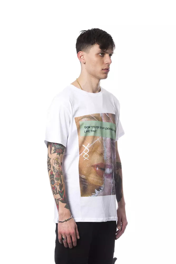 Nicolo Tonetto Men's White Cotton T-Shirt