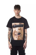 Nicolo Tonetto Men's Black Cotton T-Shirt