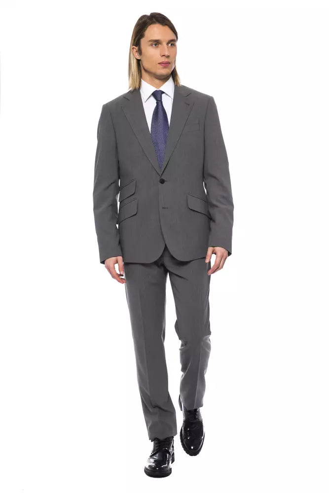 Billionaire Italian Couture Grauer Herren-Wollblazer