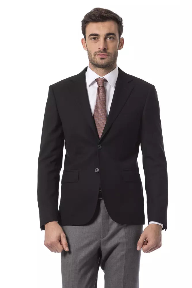 Billionaire Italian Couture Men's Black Wool Blazer