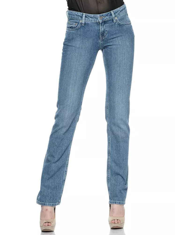 Ungaro Fever Hellblaue Damenjeans aus Baumwolle