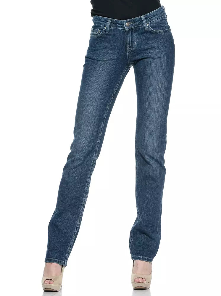 Ungaro Fever Blaue Baumwoll-Jeans für Damen