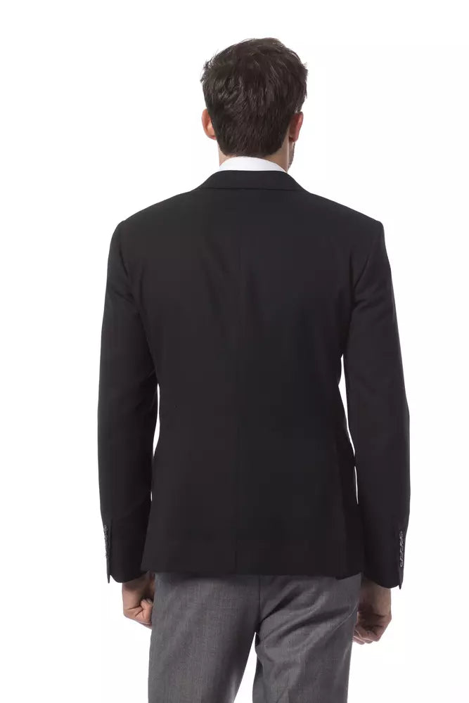 Billionaire Italian Couture Men's Black Wool Blazer