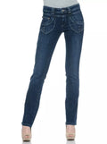 Ungaro Fever Blaue Baumwoll-Jeans für Damen