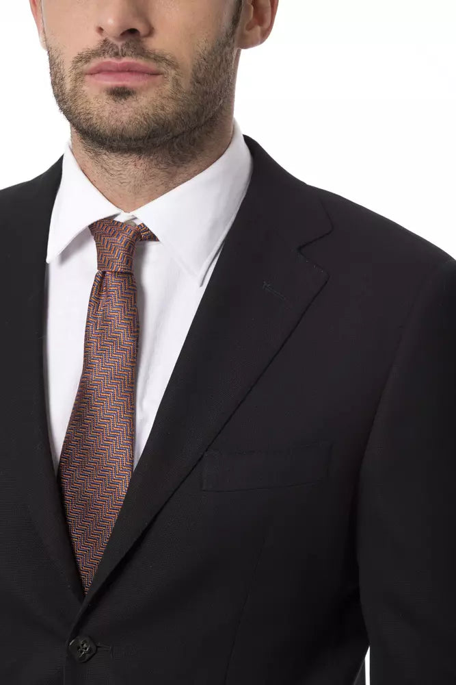 Billionaire Italian Couture Men's Black Wool Blazer