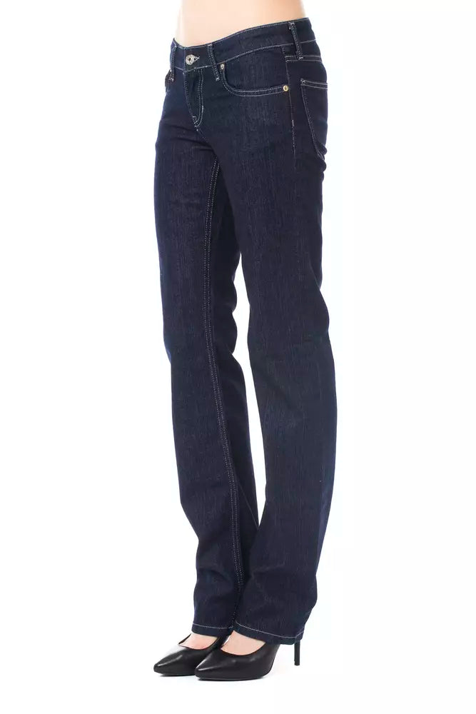 Ungaro Fever Damen-Jeans aus blauem Baumwollstoff