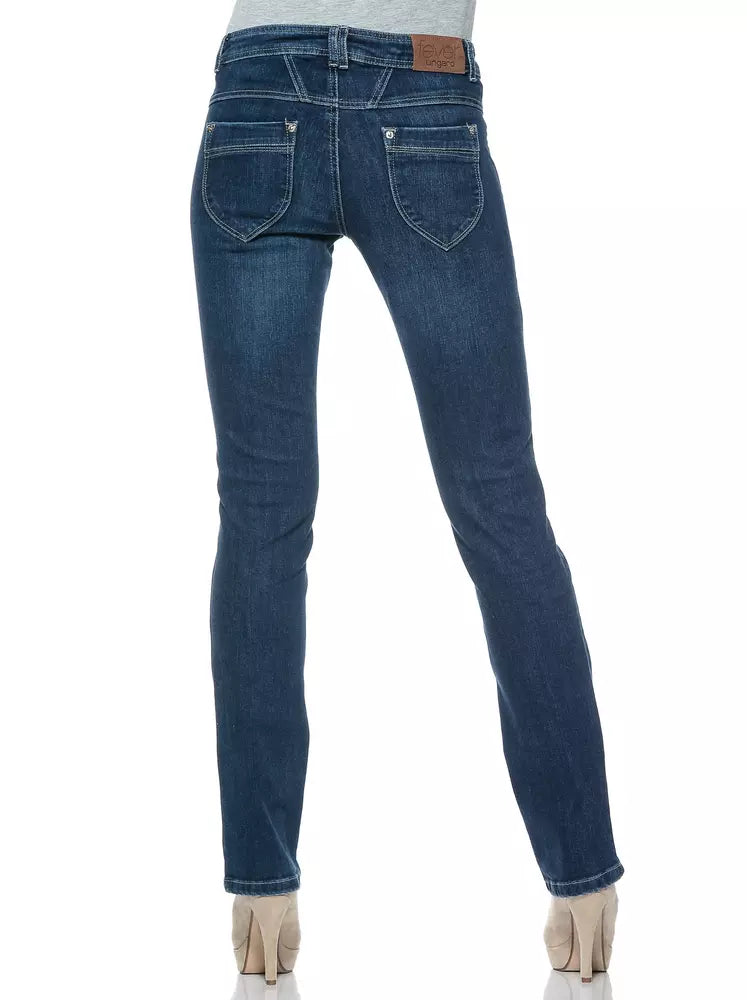 Ungaro Fever Blaue Baumwoll-Jeans für Damen