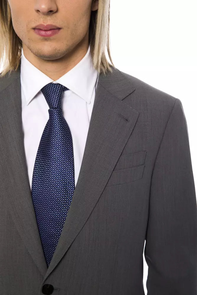 Billionaire Italian Couture Grauer Herren-Wollblazer