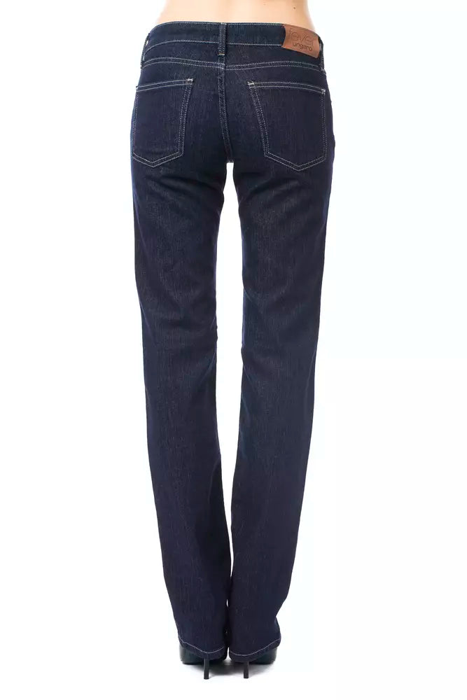 Ungaro Fever Damen-Jeans aus blauem Baumwollstoff