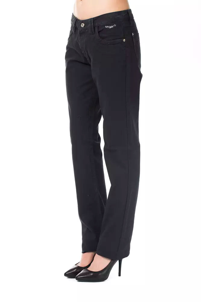 Ungaro Fever Dark Blue Women's Straight-Leg Jeans