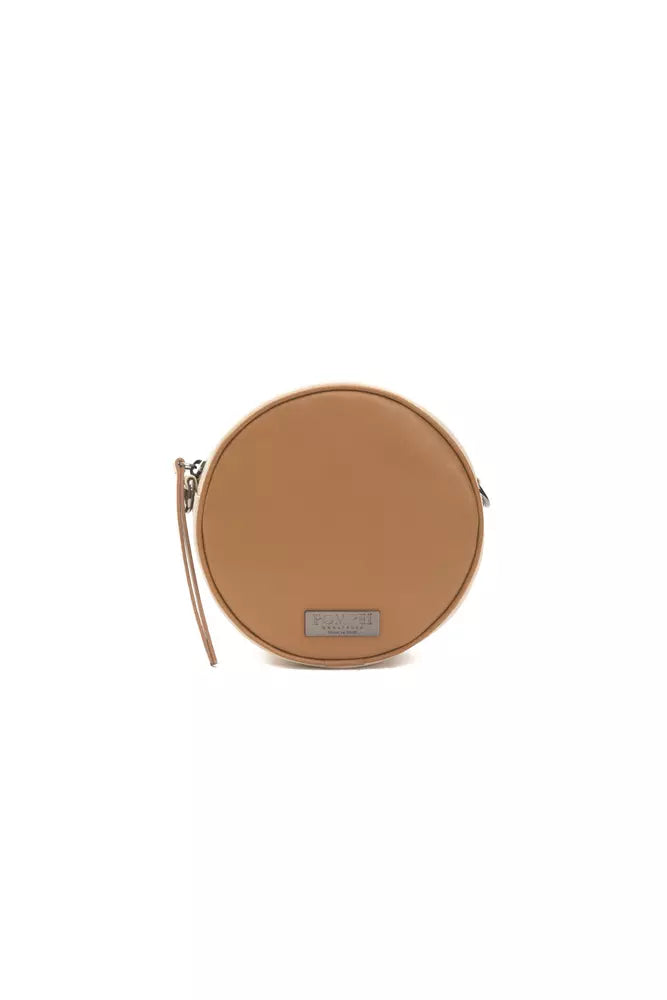 Pompei Donatella Women's Brown Leather Crossbody Bag
