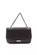 Pompei Donatella Dark Blue Leather Women's Shoulder Bag