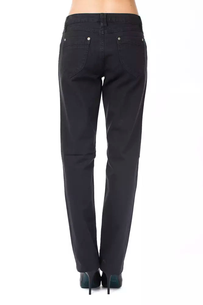 Ungaro Fever Dark Blue Women's Straight-Leg Jeans