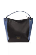 Pompei Donatella Women's Black Leather Shoulder Bag