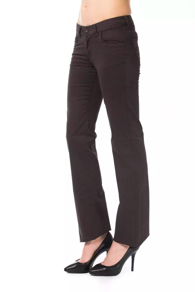 Ungaro Fever Braune Baumwollhose für Damen
