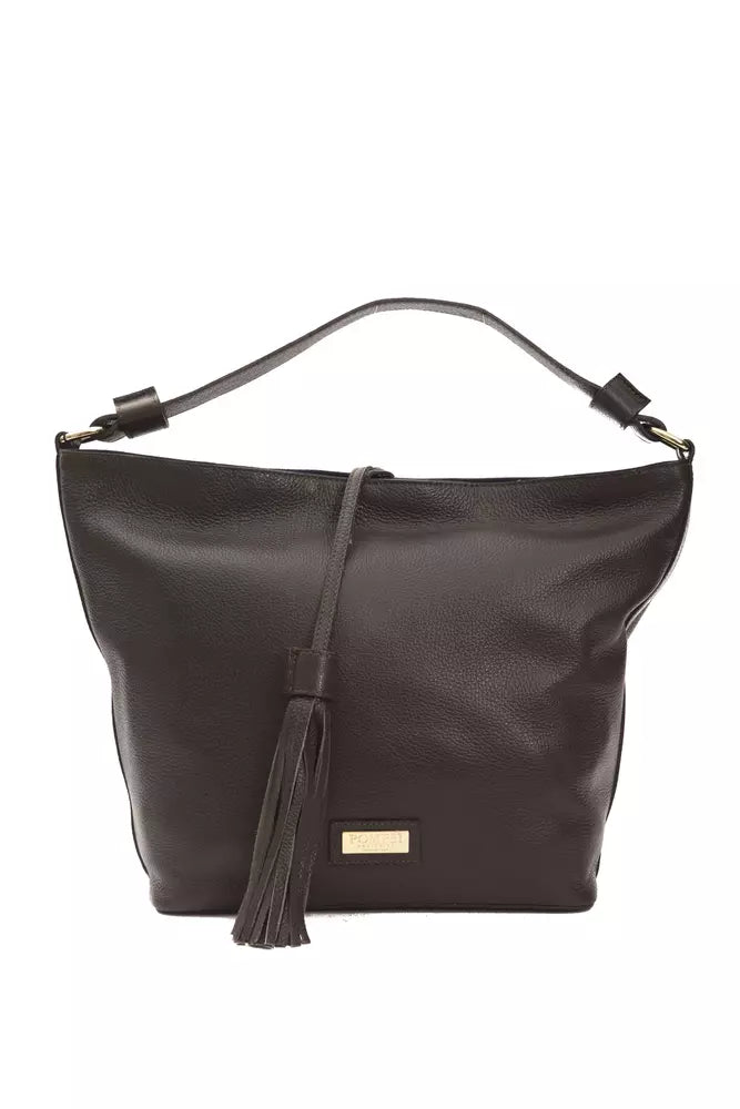 Pompei Donatella Braune Ledertasche für Damen