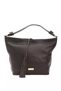 Pompei Donatella Braune Ledertasche für Damen
