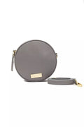 Pompei Donatella Women's Grey Leather Crossbody Bag