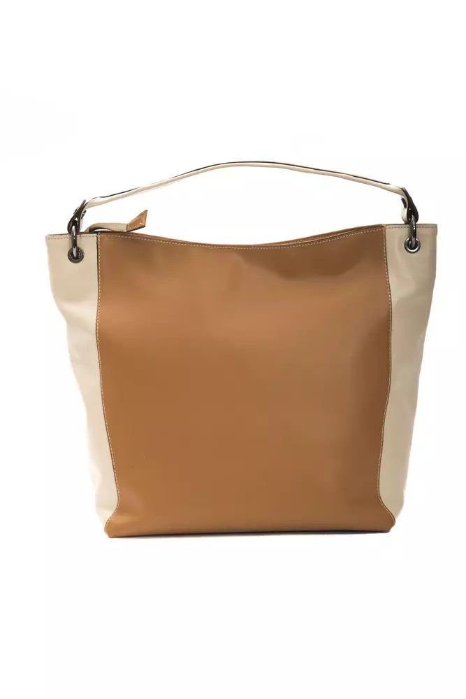 Pompei Donatella Women's Brown Leather Shoulder Bag