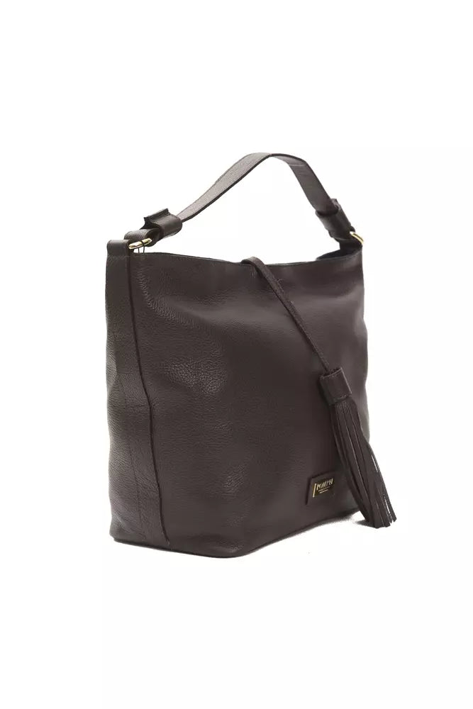 Pompei Donatella Braune Ledertasche für Damen