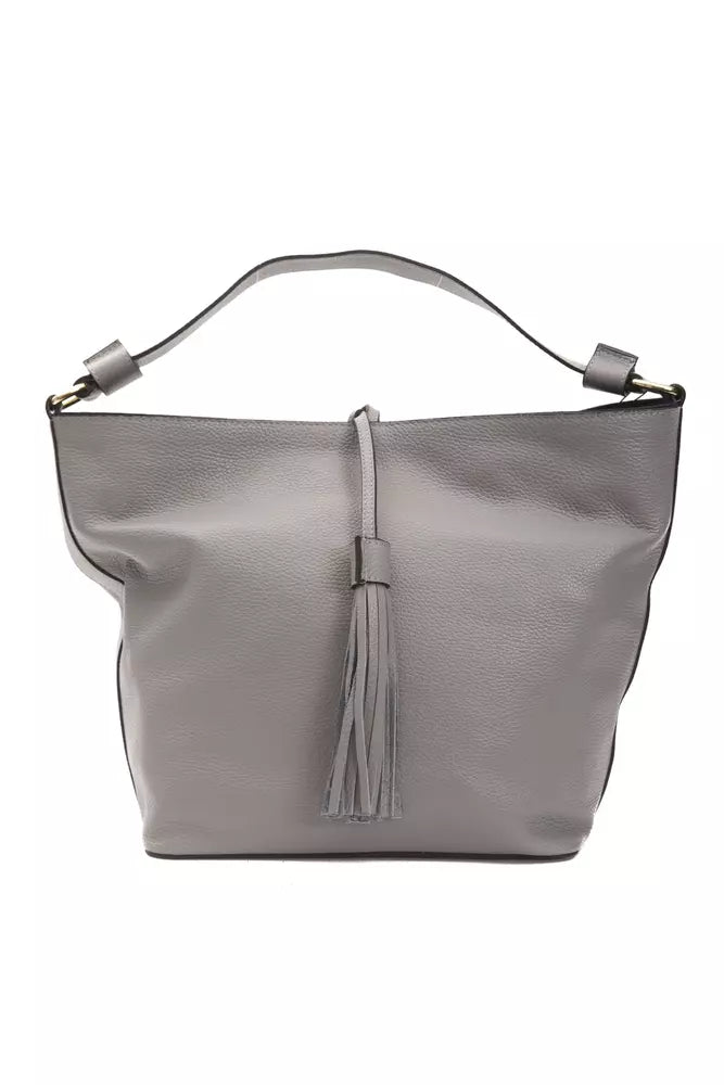 Pompei Donatella Women's Gray Leather Bag