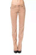 Ungaro Fever Beigefarbene Damenjeans aus Baumwolle