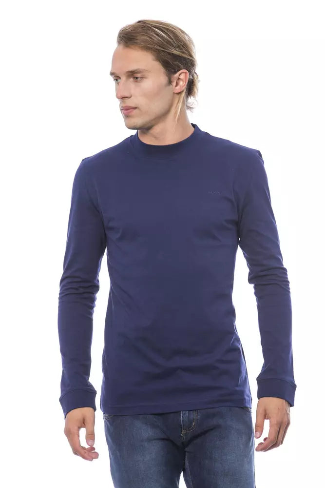 Verri Men's Blue Cotton Jumper