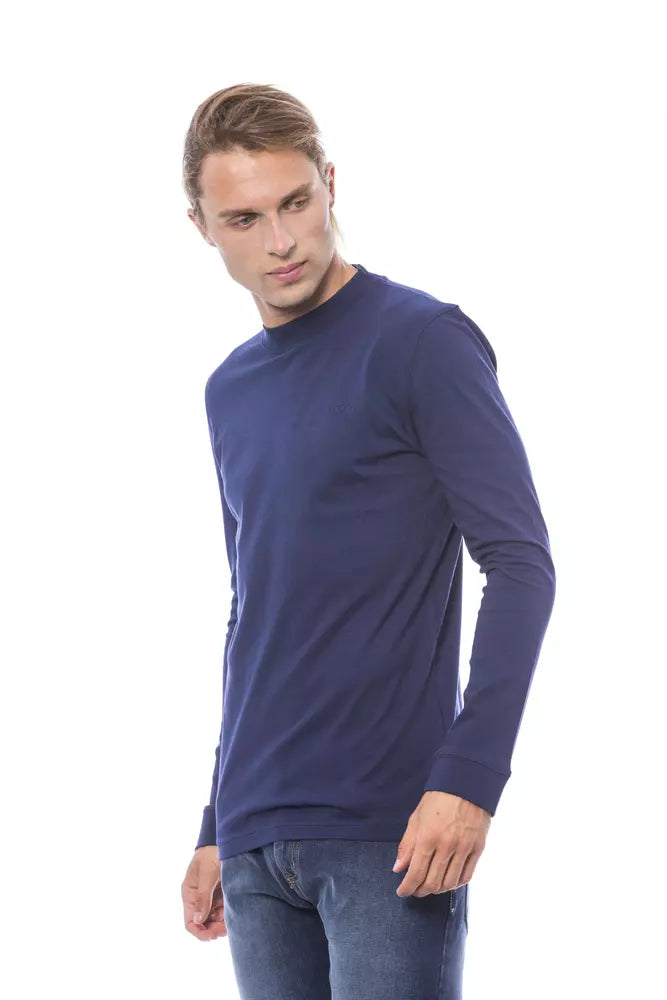 Verri Men's Blue Cotton Jumper