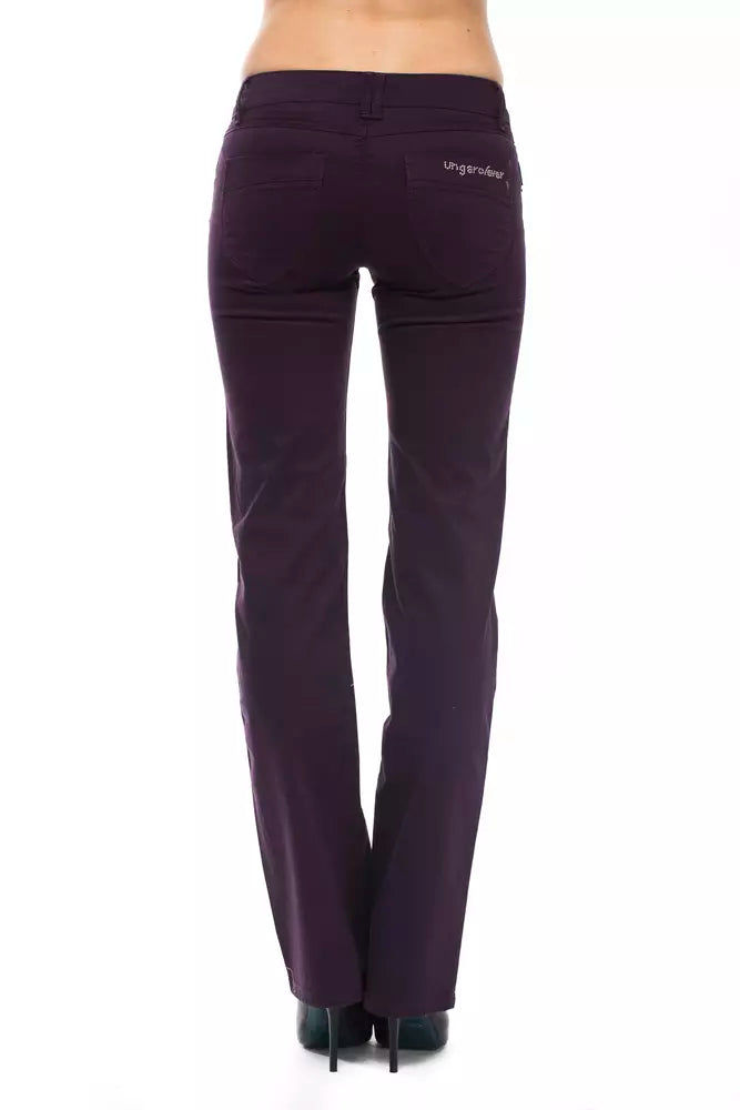 Ungaro Fever Lilac Cotton Women's Jeans