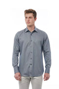 Bagutta Men's Black Cotton Shirt